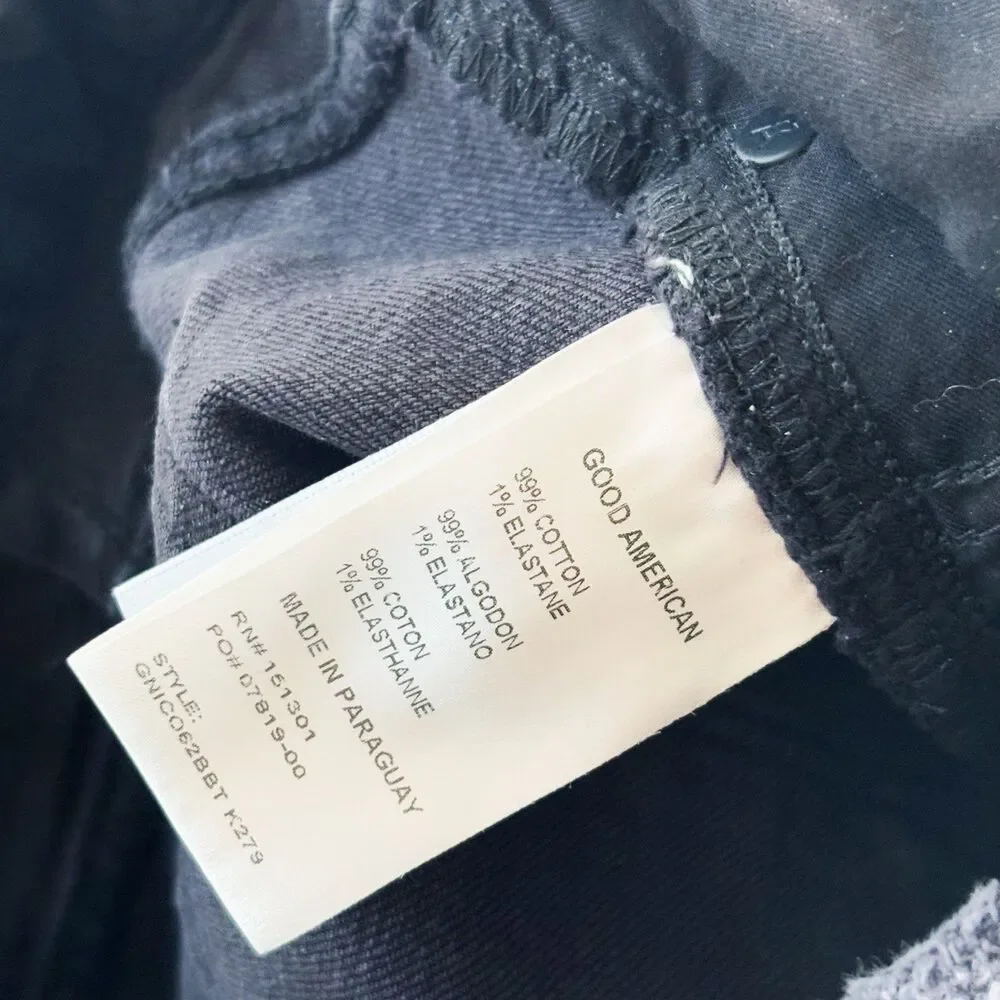 Good American Icon Distressed Jeans